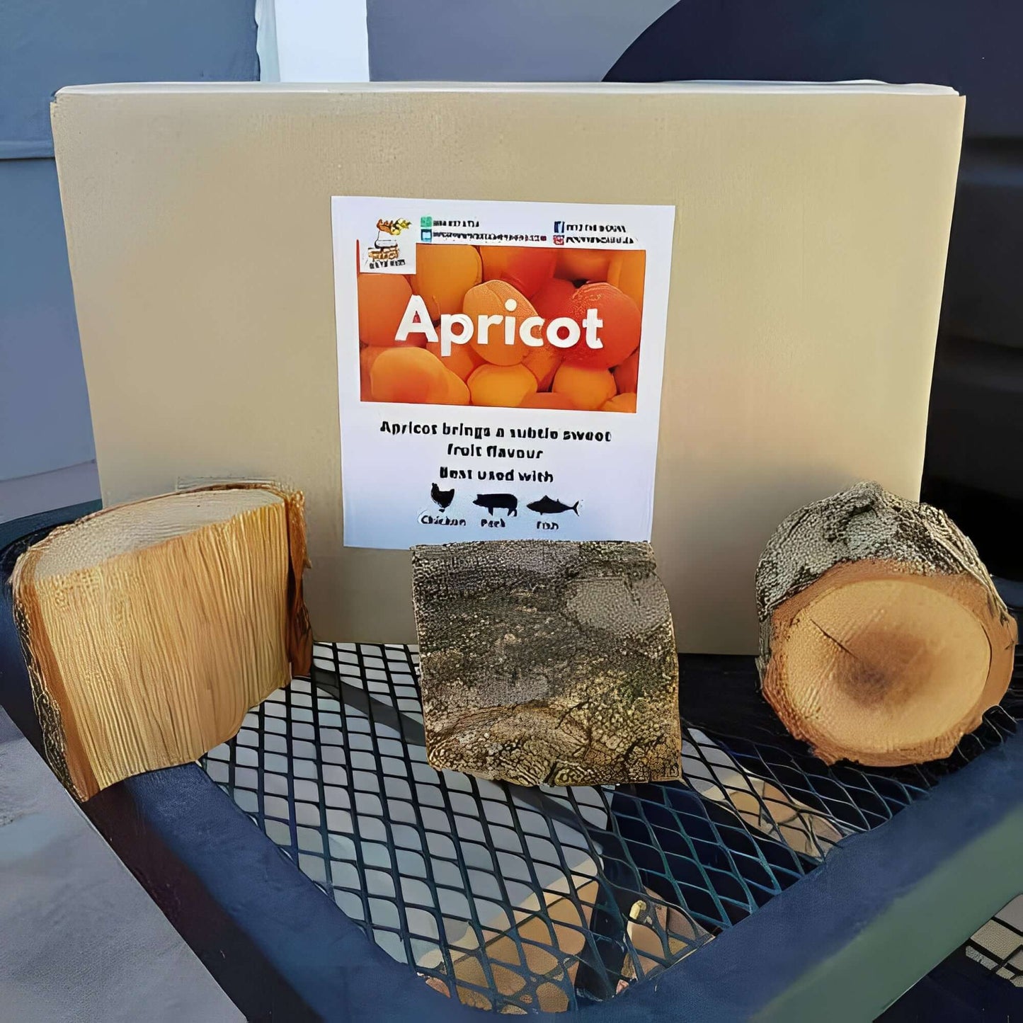 Apricot Wood Smoking Chunks | Per Box - Mother City Firewood
