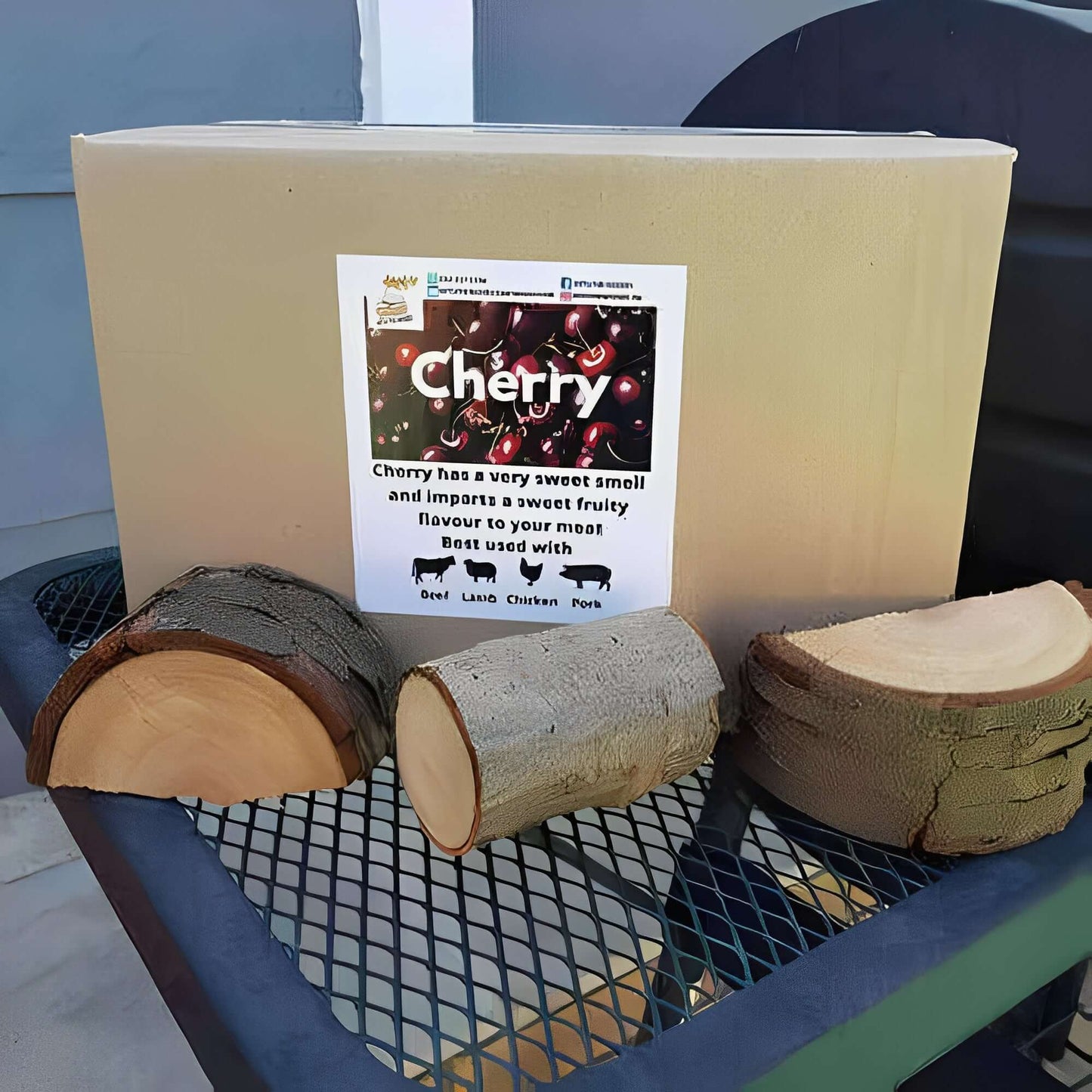 Cherry Wood Smoking Chunks, sold per Box, for sale near Cape Town by Mother City Firewood