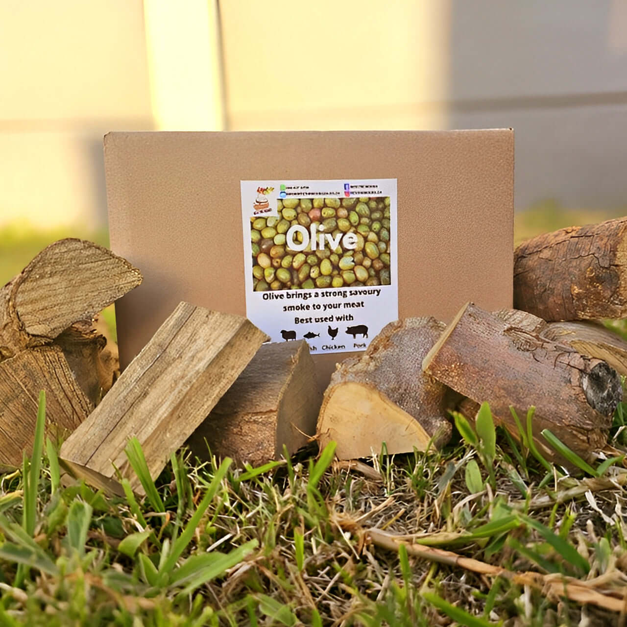 Olive Wood Smoking Chunks for sale near Cape Town - South Africa, Order Per Box with Delivery