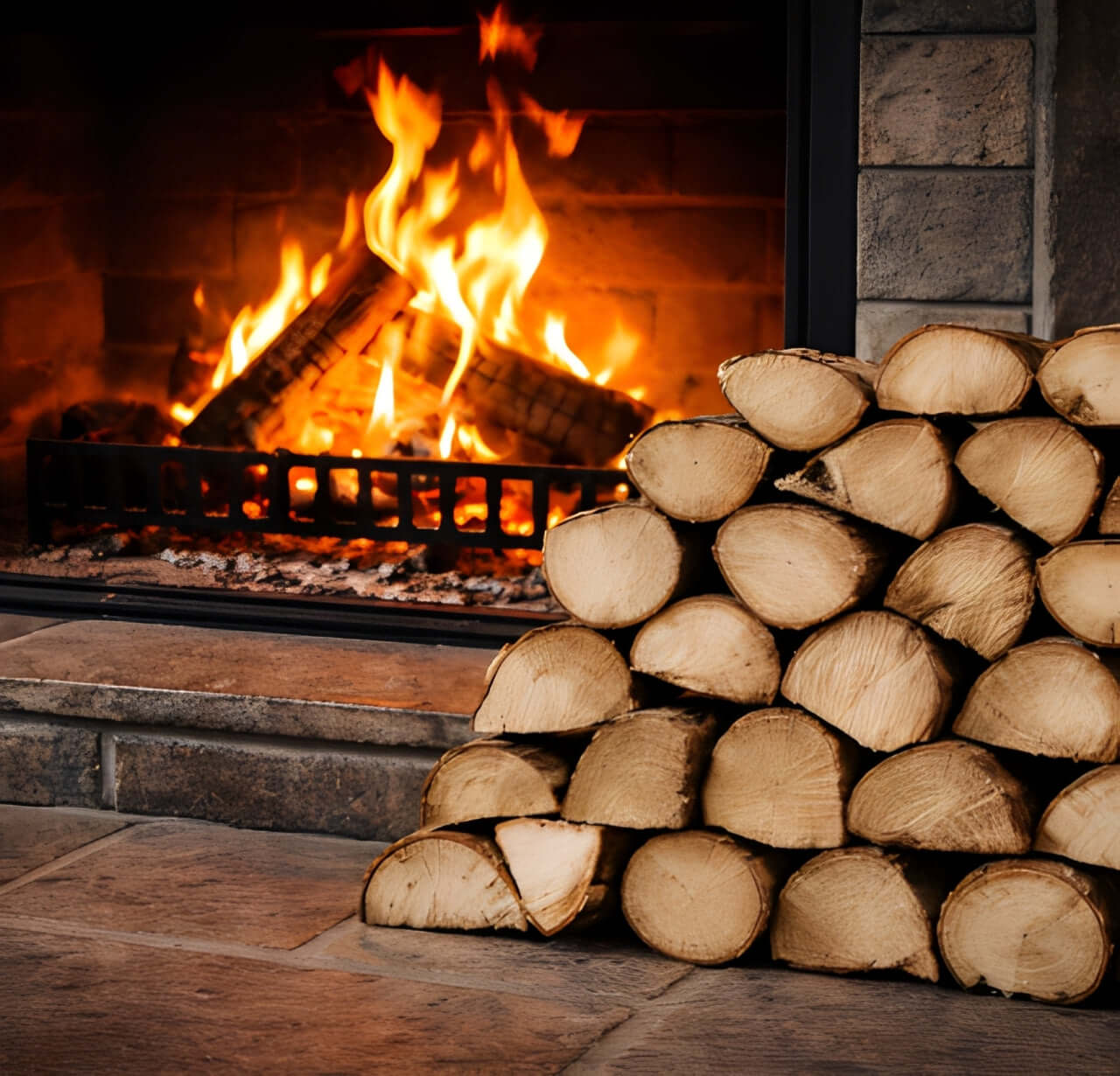 Best Firewood Cape Town Kaggelhout - Premium Seasoned Fireplace Kaggel Wood and Blue Gum Mix for Indoor Heating and Pizza Ovens.