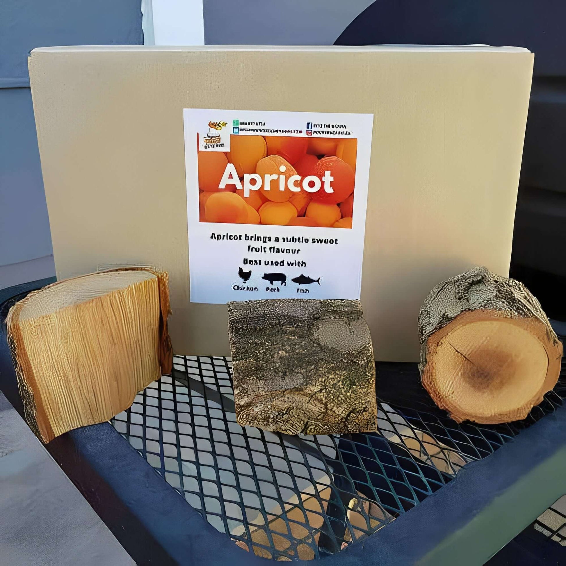 Apricot Wood Smoking Chunks | Per Box - Mother City Firewood