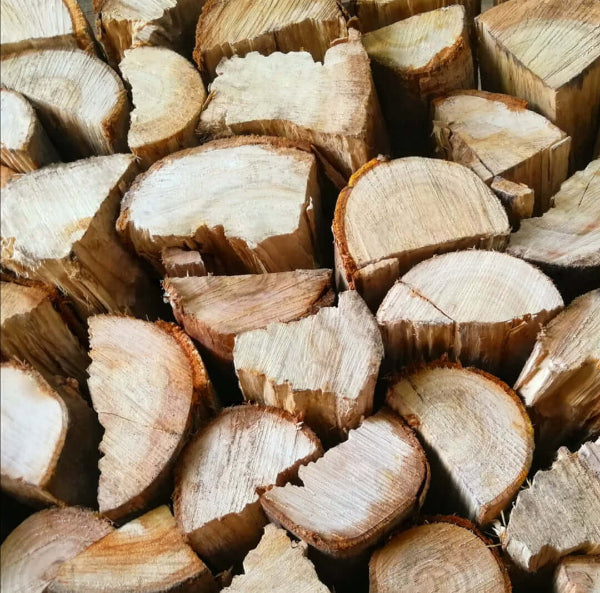Close-up of premium quality Blue Gum wood (Bloekom), available for sale with delivery in Cape Town
