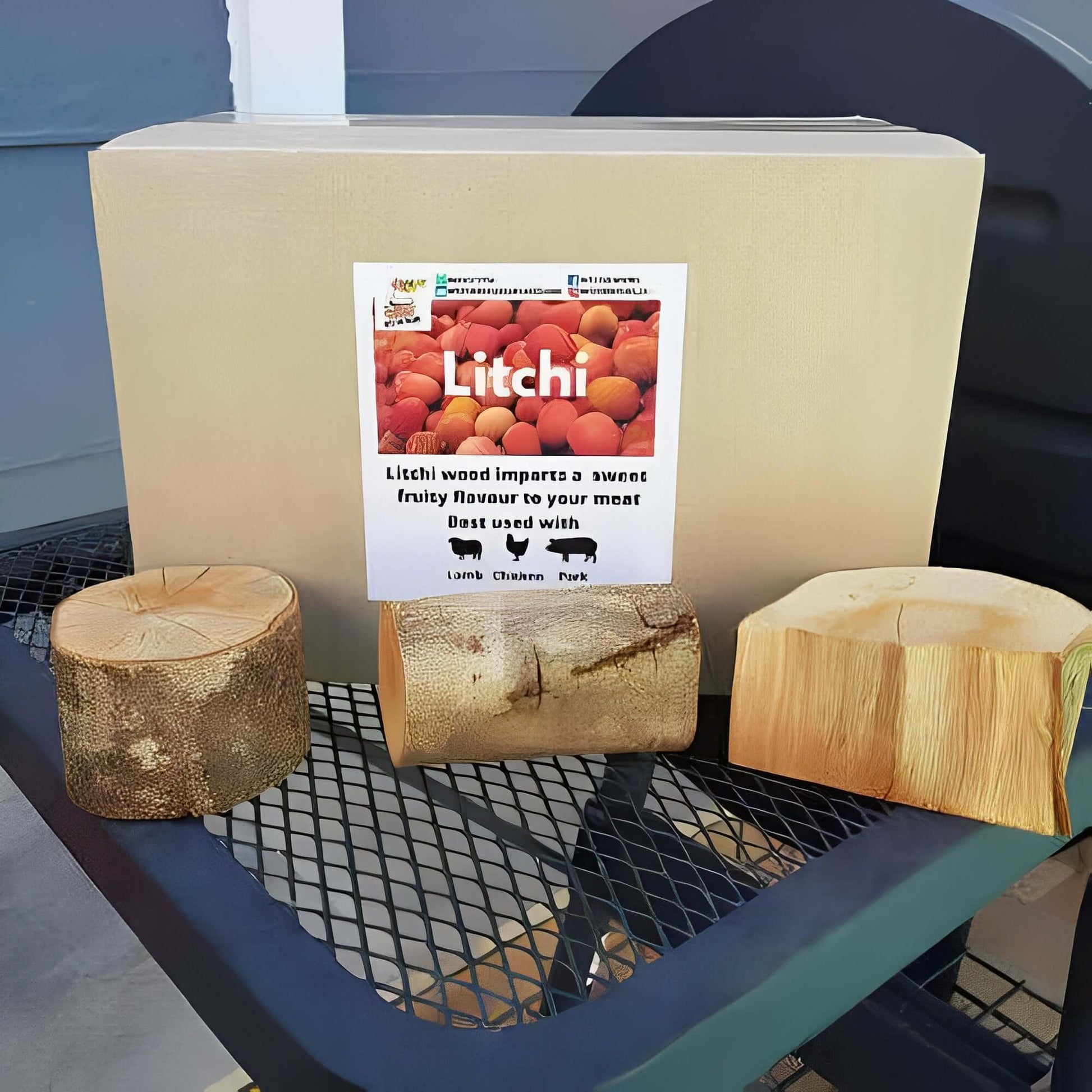 Litchi Wood Smoking Chunks for sale near Cape Town, Order Per Box with Delivery