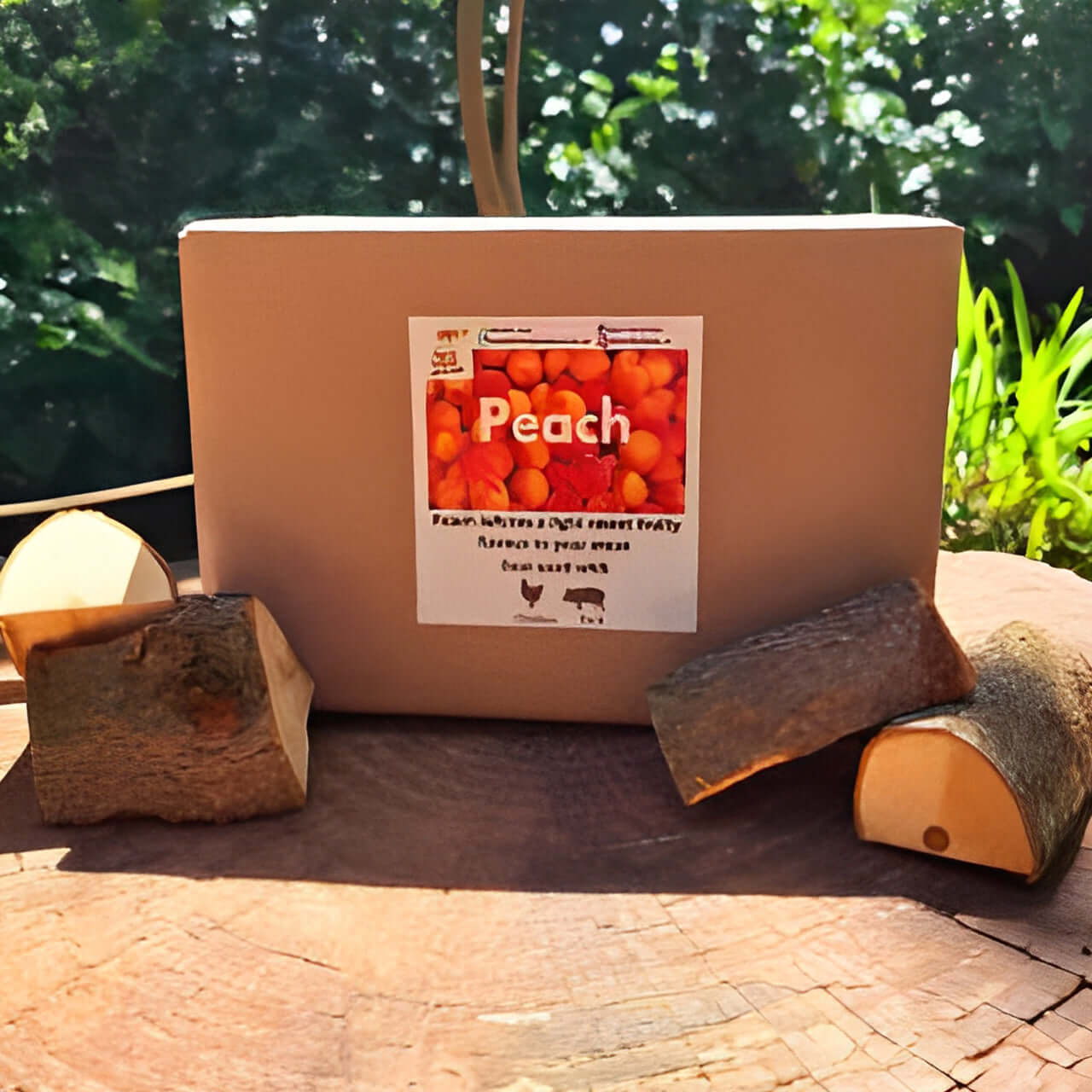 Peach Wood Smoking Chunks for sale near Cape Town, Order Per Box with Delivery